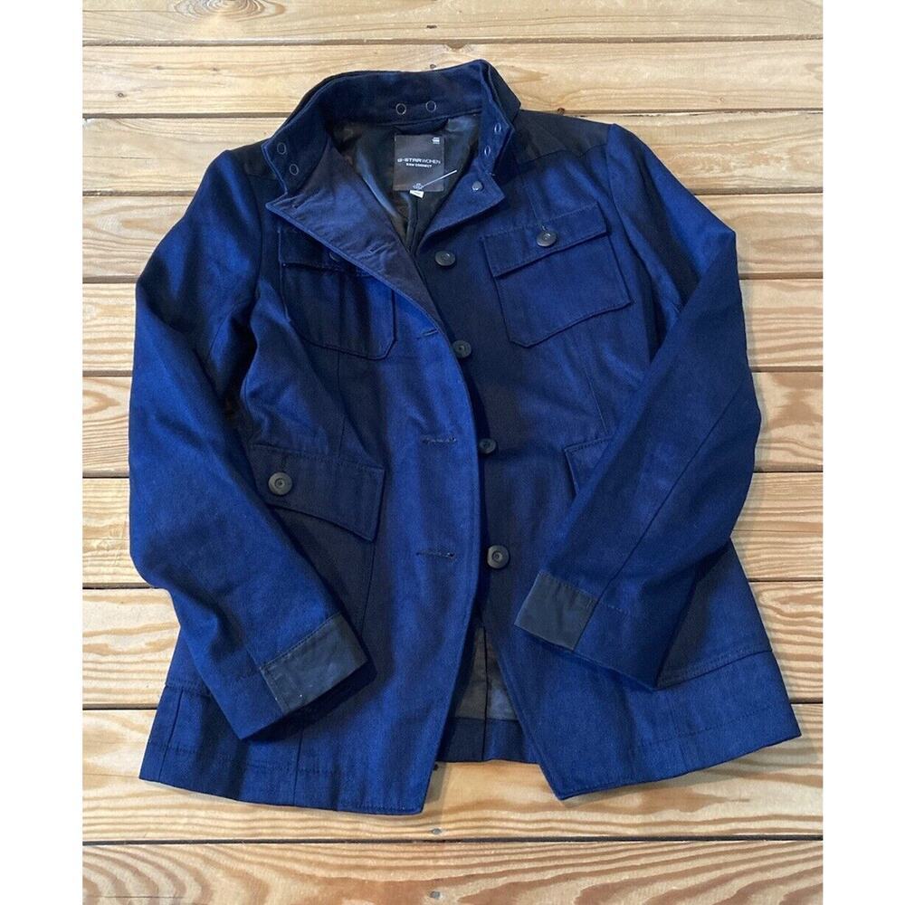 G Star Woman Button Front Denim Jacket Size XS Women’s Blue